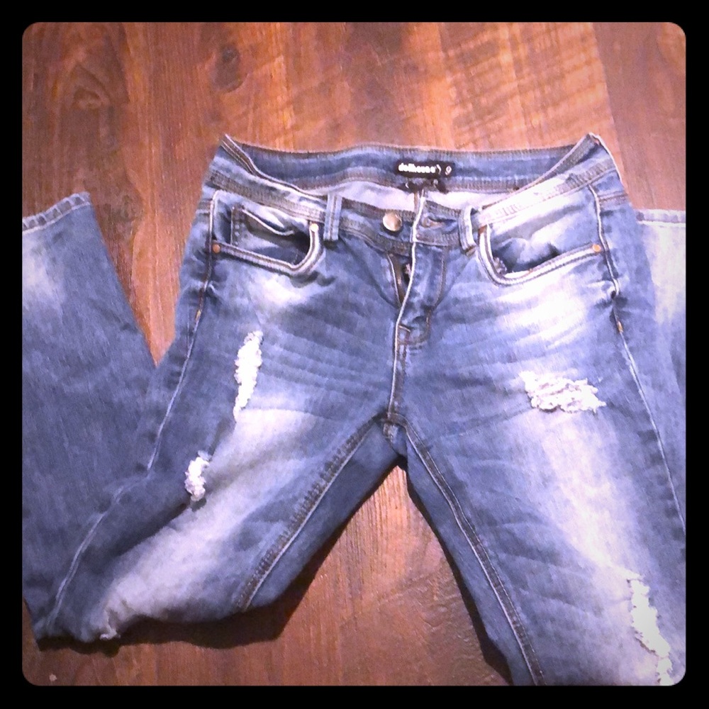 Doll house size name Charlie jeans